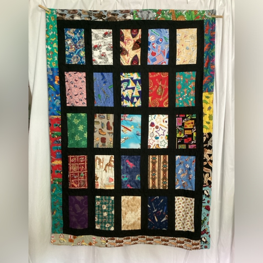 Handmade Boys quilt